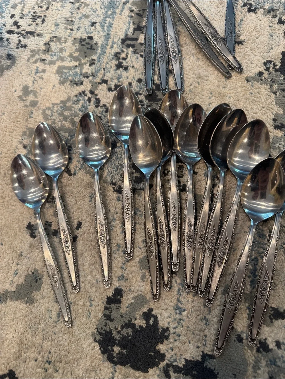 Vintage Stainless Steel flatware, look at description for count.